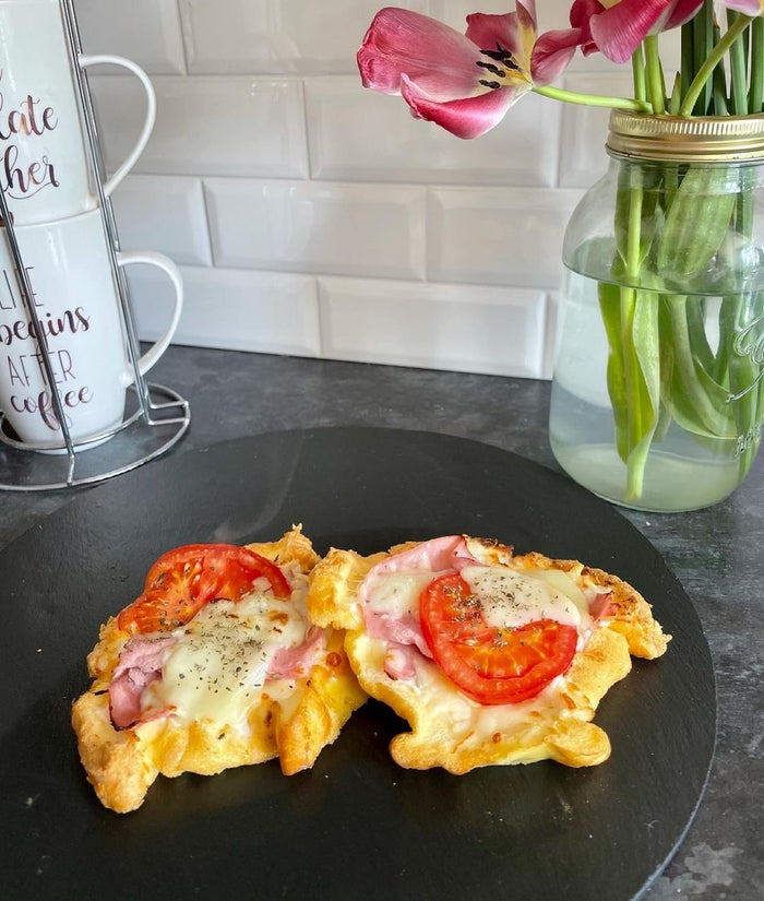 Keto-friendly, low carb cheese on toast