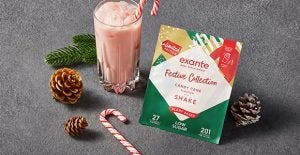 Plant-Based Candy Cane Shake
