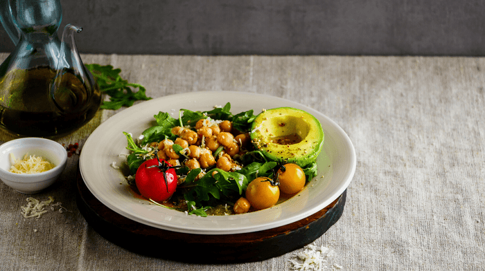 ensalada de garbanzos