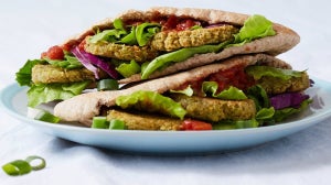 15 minutters vegansk opskrift | Falafel doner kebab
