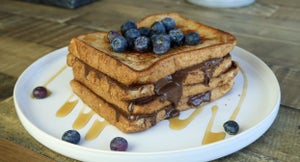 Protein French toast med chokolade