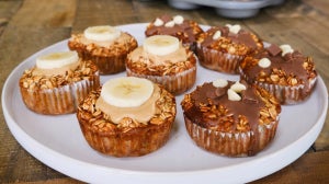 Havregryns cupcakes | Protein morgenmads idé