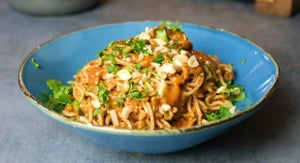 Creamy Peanut Butter Noodles | 15-Minute Vegan-Friendly Dinner