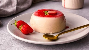 High-Protein Panna Cotta | Healthy Dessert