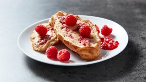 Raspberry Cheesecake-Filled Croissants | High-Protein Breakfast