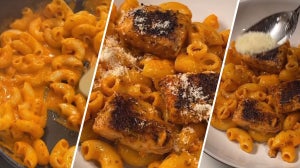 Delicious Creamy Tomato Salmon Pasta