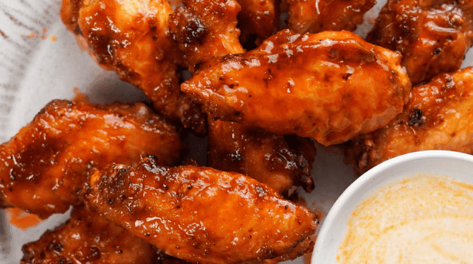 air-fried chicken wings