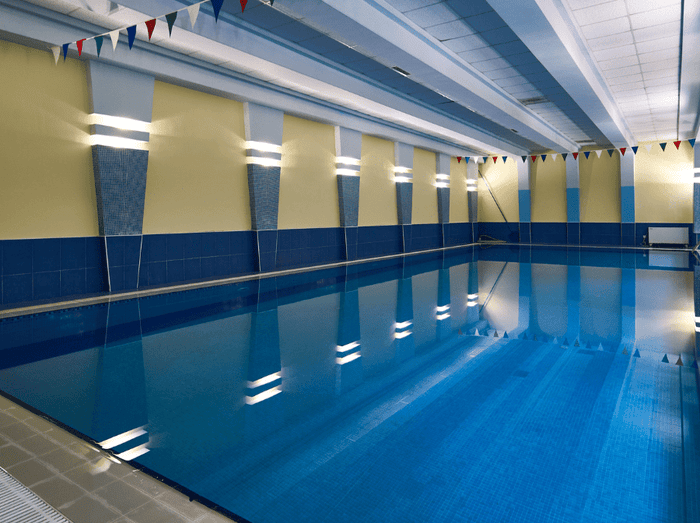 swimming pool at a gym