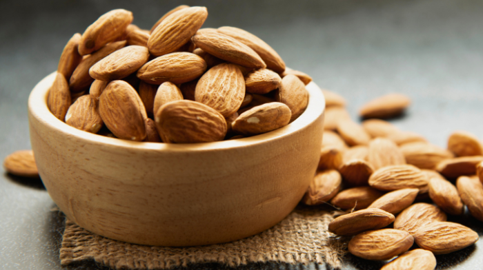 bowl of almonds