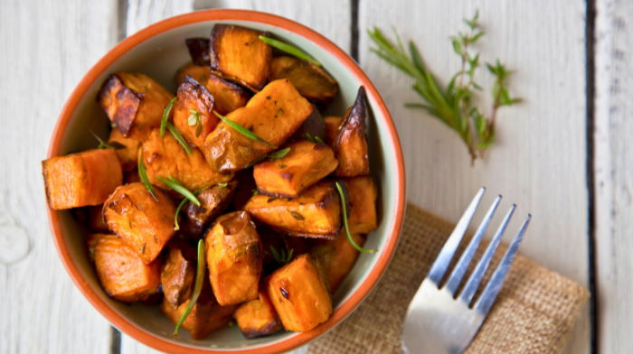 bowl of sweet potatoes