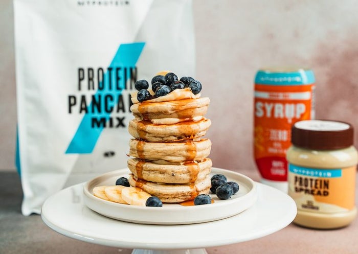 Pancakes protéinés faible en calories, riche en protéines
