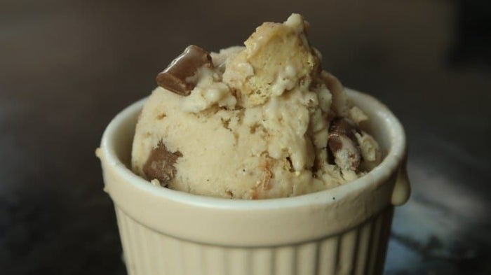 Proteinreiche Cookie Dough Eiscreme