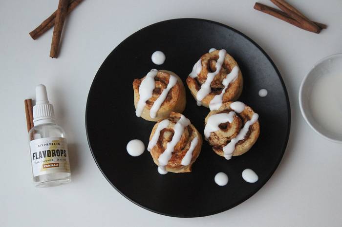 Kalorienarme Zimt-Brötchen