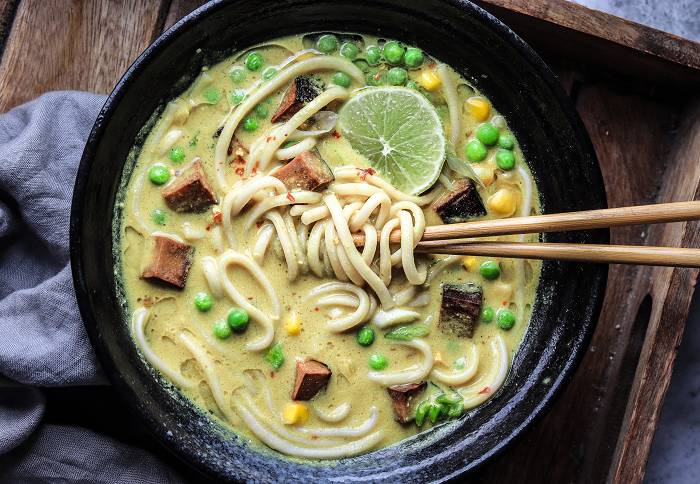 Tofu Ramen Suppe | Vegane Meal Prep