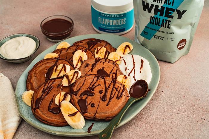 Bananensplit Pfannkuchen | Das ultimative Pancake Rezept