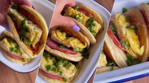 Proteinreiche Pancake Frühstücks-Tacos