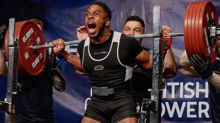 Nathaniel Massiah weight lifting