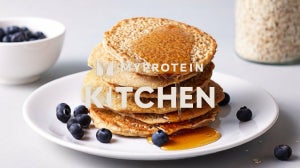 4-Ingredient Foolproof Banana Protein Pancakes