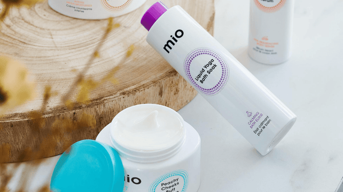 Mio skincare calming bath soak and butt cream