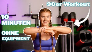10 Minuten 90er Jahre Workout mit Sophia | Ohne Equipment