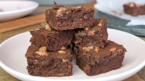 5-Ingredient Sweet Potato Brownies | No Flour Needed