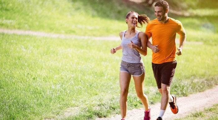 correr al aire libre