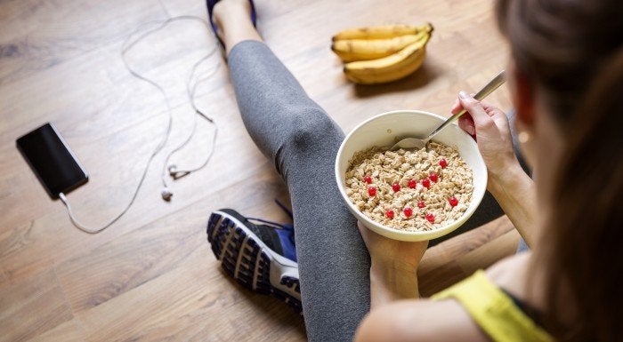 alimentos veganos pre-entrenamiento