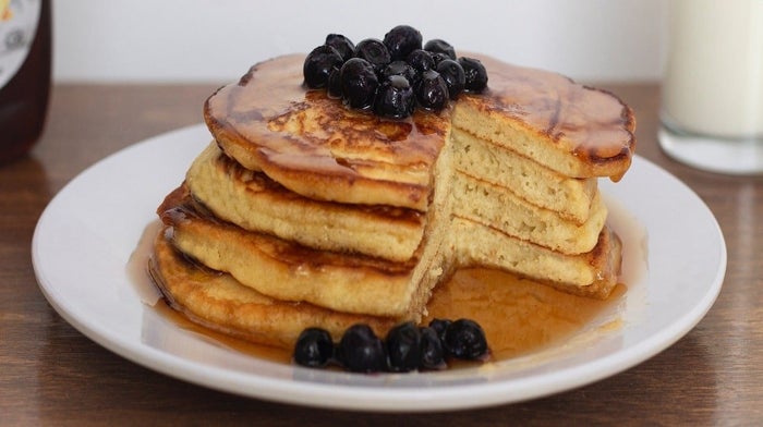 Tortitas con crema de arroz