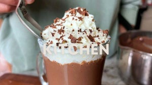 Receta de chocolate caliente proteico