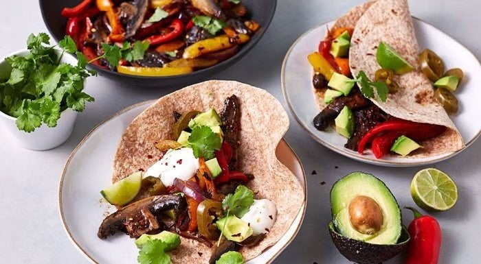 fajitas veganas portobello