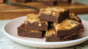 Peanut Butter Banana Brownies