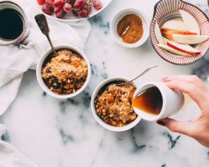 Apple pie overnight oats