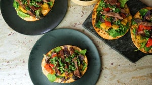 Chimichurri Steak Flatbreads