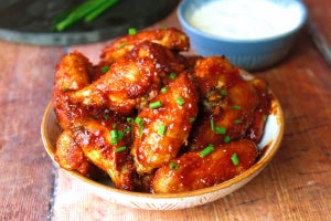 Sticky Honey BBQ Wings