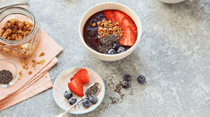 Purple Prebiotic Smoothie Bowl