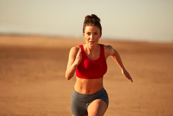 woman running