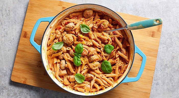 creamy sausage pasta