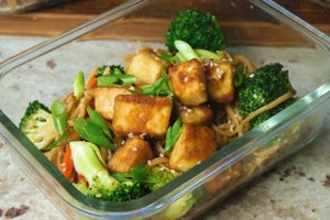 Crispy Tofu & Teriyaki Noodle Meal Prep