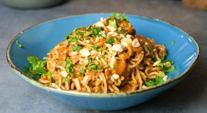 Creamy Peanut Butter Noodles