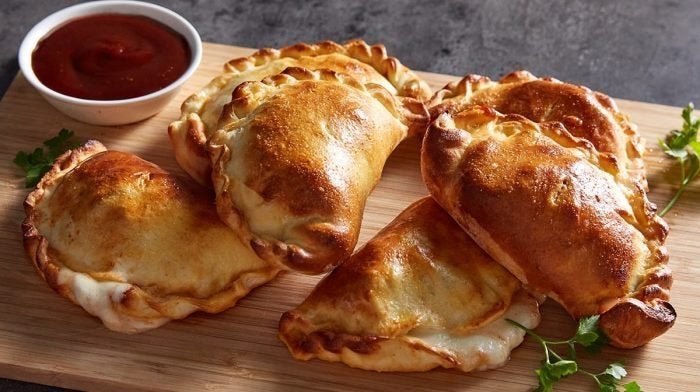 csirkés calzone