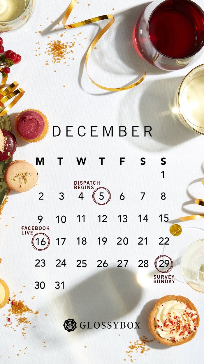 GLOSSYBOX December Calendar