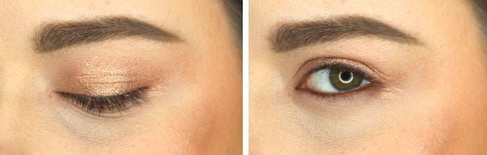how to apply cream eyeshadow elegant day look