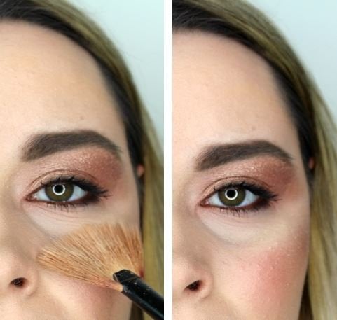 how to set your under eye makeup