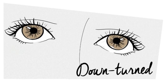 Best lashes for down-turned eyes