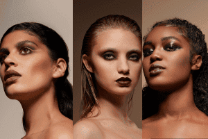 Pressed Powder Foundation on models