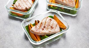 Tuna Steak Recipe Ideas | Seared Tuna & Sweet Potato Meal Prep