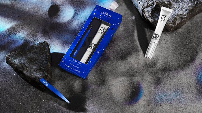 eyeko - desk to drinks and brow kit - get to know cosmic christmas