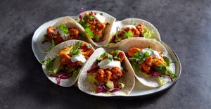 Veganska Buffalotacos med blomkål