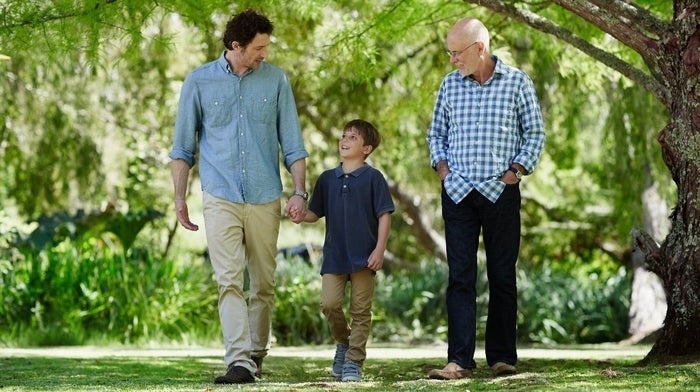 three generations - grandfather, father and son