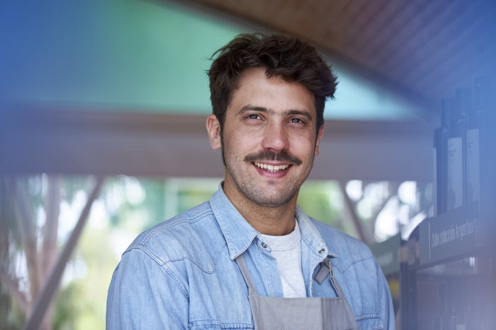 A man sporting a moustache with stubble | Gillette UK